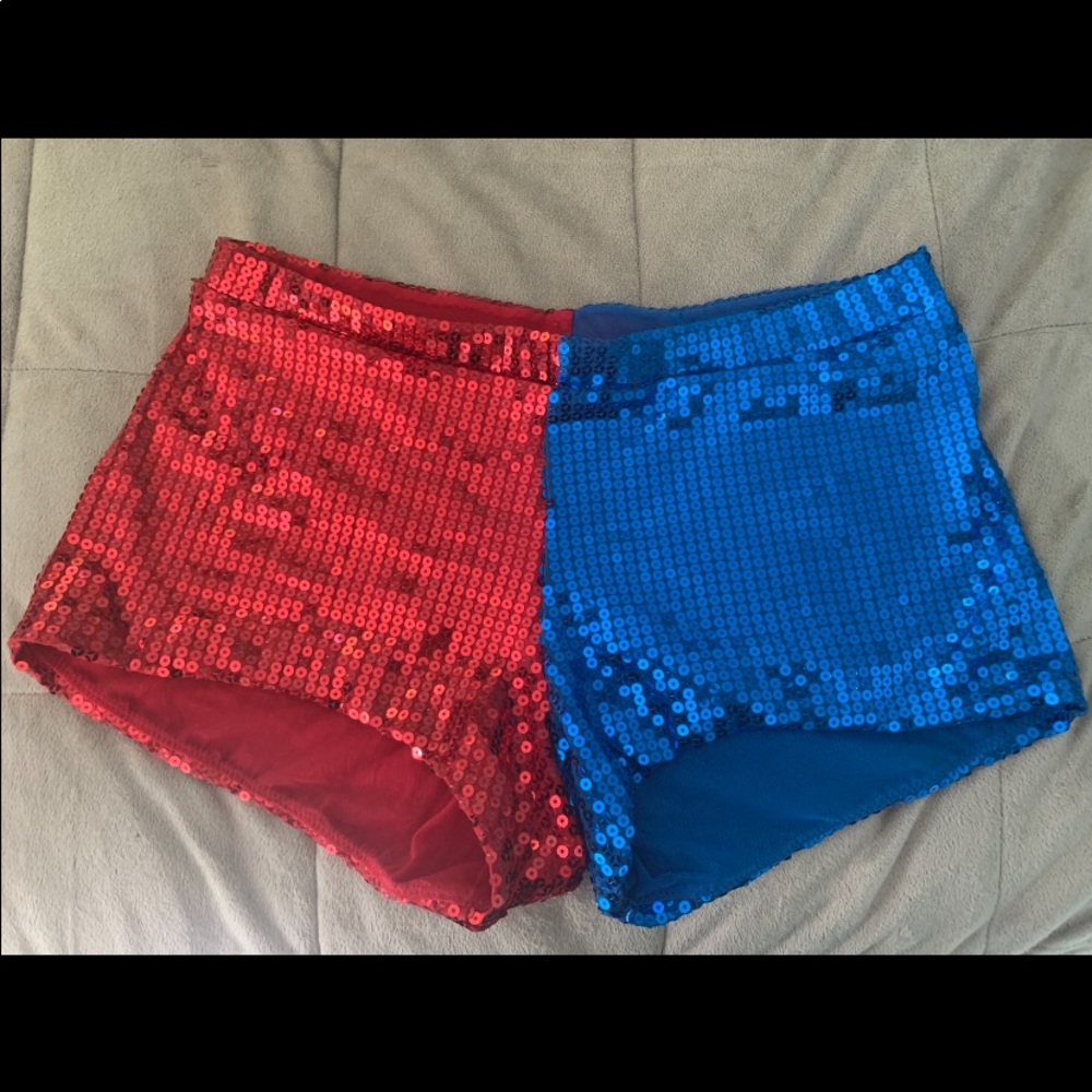 Harley Quinn Suicide Squad Sequin Shorts